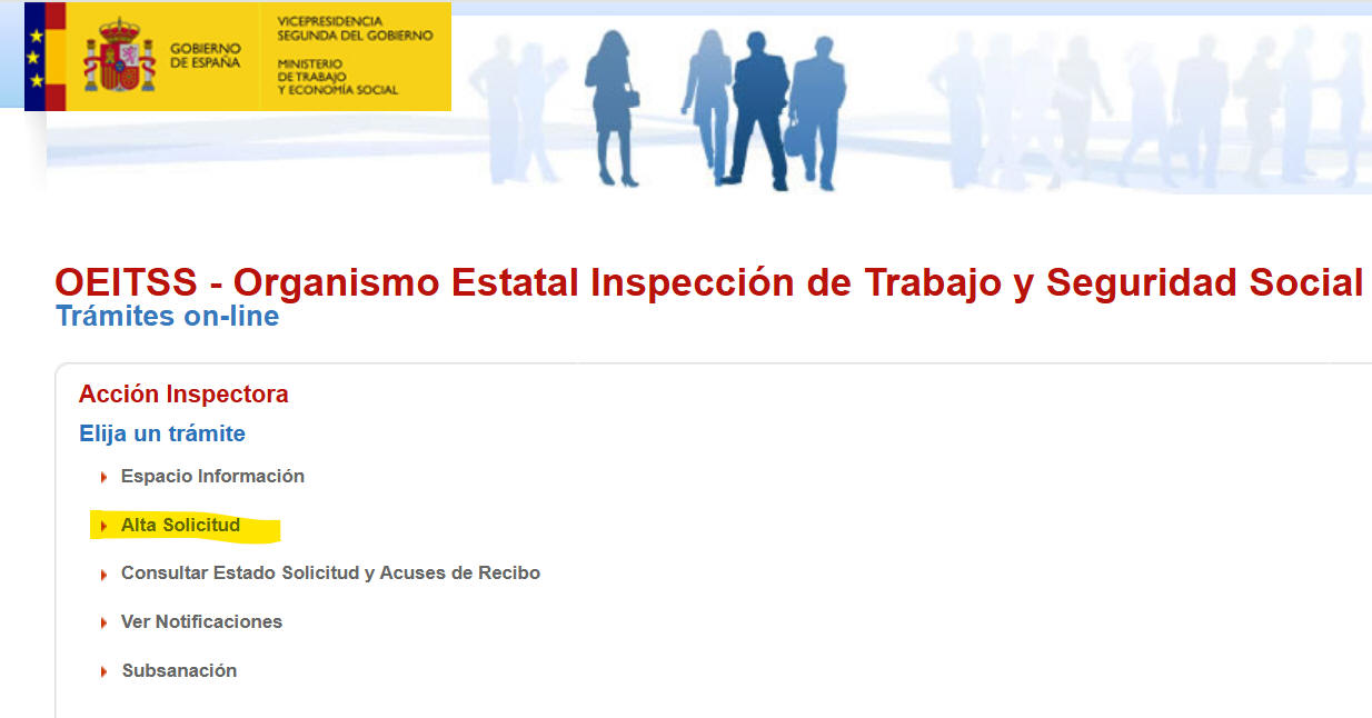 Alta Solicitud