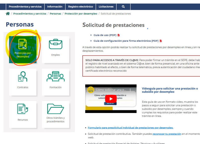 Solicitud