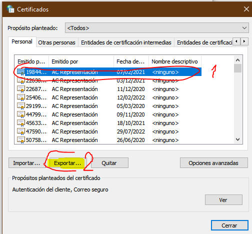 Exportar