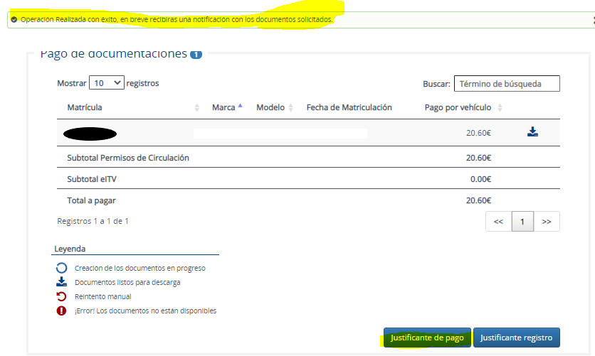 resultado operación